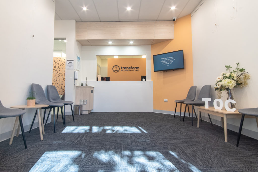 St Peters clinic reception area